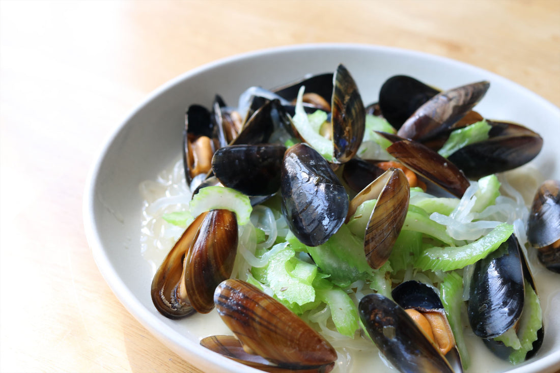 Super Easy (Cheat!) recipe #1 Konyaku Mussels