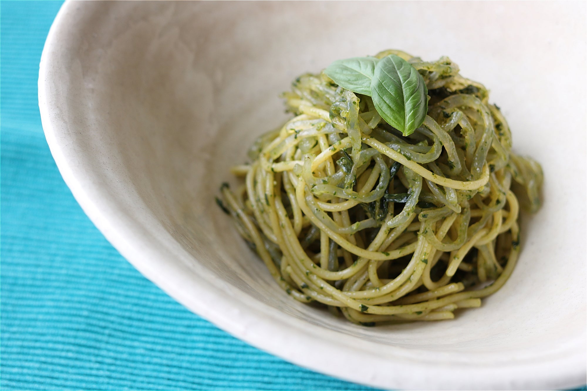 Basil Pesto Konyaku Pasta