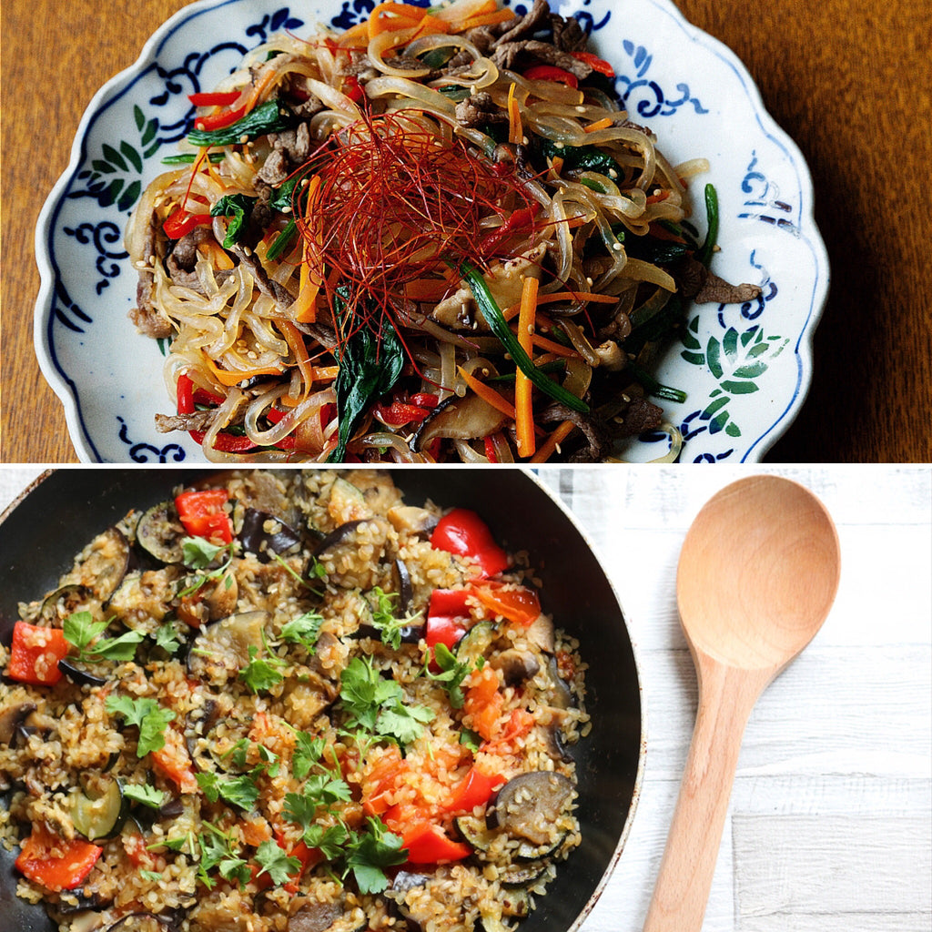 Dried Konjac Noodles 100g & Dried Konjac Rice 100g