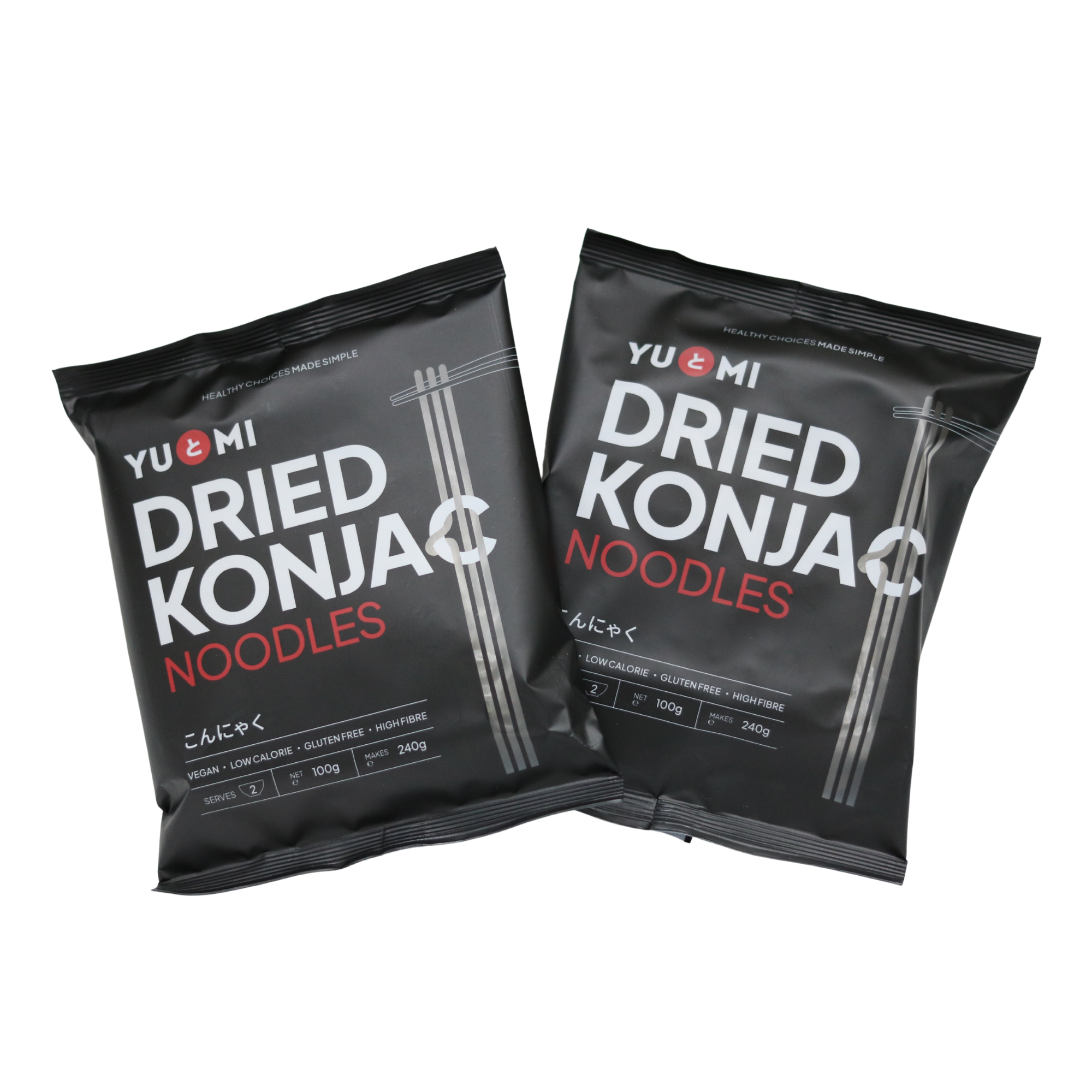 Dried Konjac Noodles, 100g x 2 packs