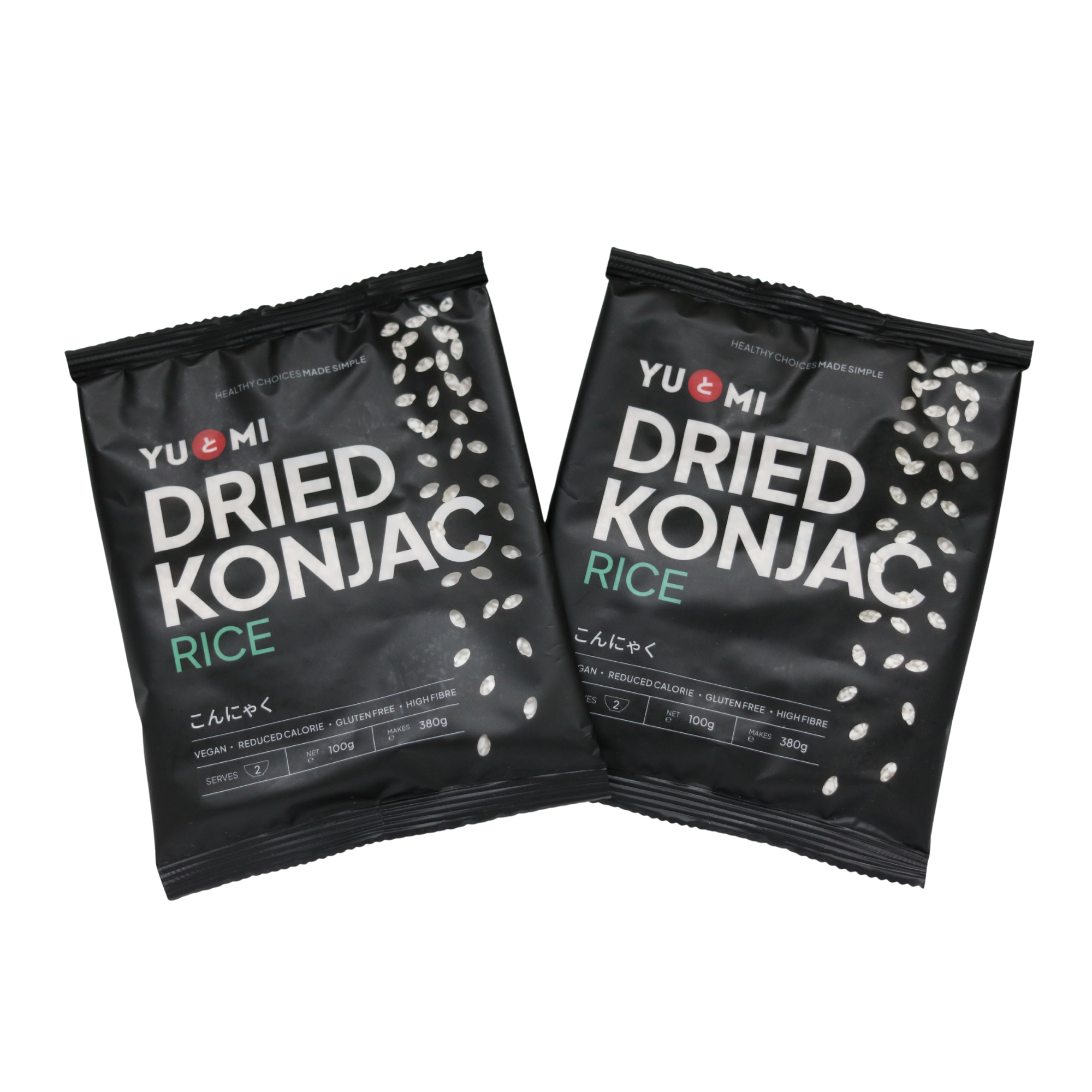 Dried Konjac Rice, 100g x 2 packs